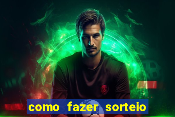 como fazer sorteio de cores online